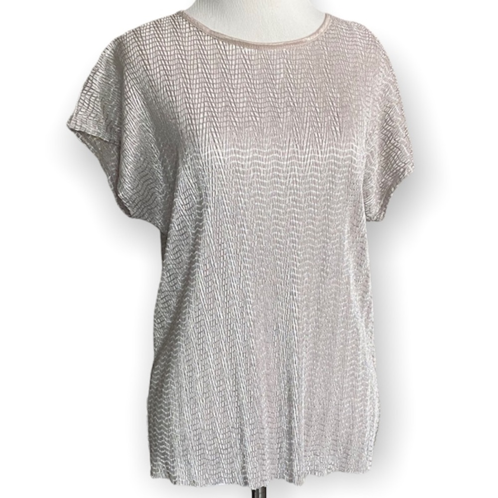 NOTATIONS Silvery Dress Blouse